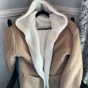 Love Tree Reversible Teddy Bear Coat